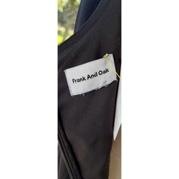 Frank and Oak Women's Gabardine Jumpsuit True Black Size Medium - Picture 8 of 8